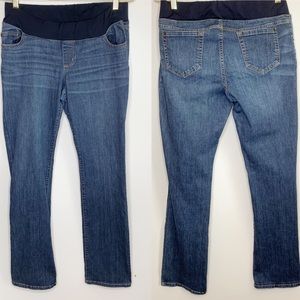 Liz Lange Target Straight Leg Maternity Jeans 10